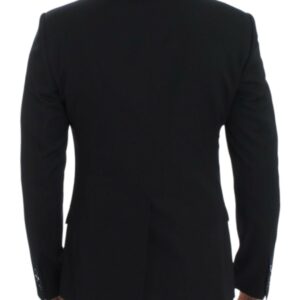 Dolce & Gabbana Elegant Slim Fit Black Wool Blazer