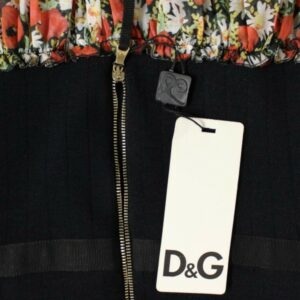 Dolce & Gabbana Elegant Floral Halterneck Bubble Dress