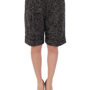 Dolce & Gabbana Elegant Gray Alpaca Blend Shorts