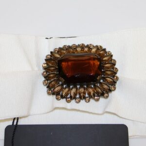 Dolce & Gabbana Embellished Snap Button Waist Belt