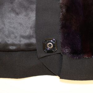 Dolce & Gabbana Exquisite Purple MINK Fur Scarf Wrap