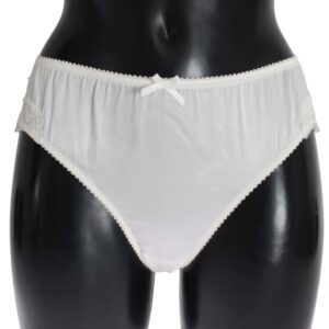 Dolce & Gabbana Elegant White Silk Blend Underwear