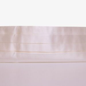 Dolce & Gabbana Elegant White Silk Cummerbund