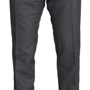 Dolce & Gabbana Elegant Gray Slim Fit Dress Trousers