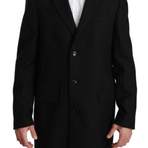 Dolce & Gabbana Elegant Black Wool Formal Blazer