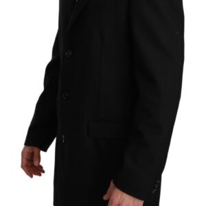 Dolce & Gabbana Elegant Black Wool Formal Blazer