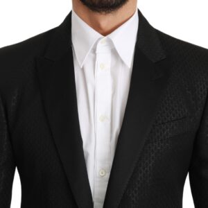 Dolce & Gabbana Slim Fit Martini Black Blazer Jacket