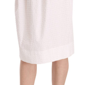 L’Autre Chose Elegant White Pencil Skirt