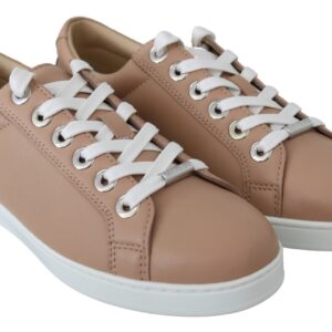 Jimmy Choo Powder Pink Nappa Leather Sneakers