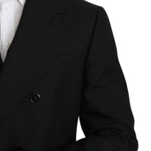 Dolce & Gabbana Elegant Black Slim Fit Formal Blazer