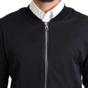 Dolce & Gabbana Elegant Silk Blend Bomber Jacket