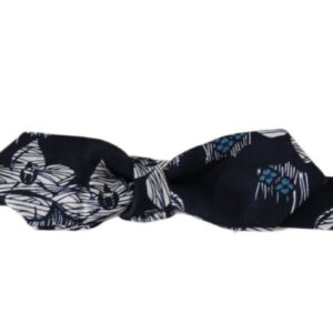 Dolce & Gabbana Elegant Navy Silk Bow Tie