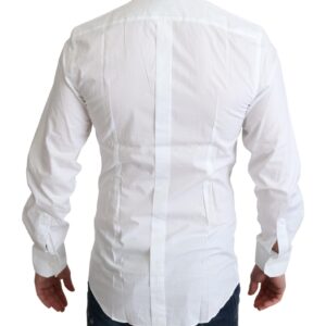 Dolce & Gabbana Elegant White Cotton Dress Shirt