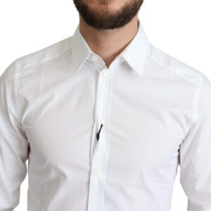 Dolce & Gabbana Elegant White Cotton Dress Shirt