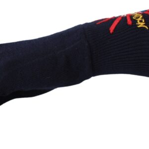 Dolce & Gabbana Blue Virgin Wool Unisex Gloves