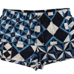 Dolce & Gabbana Majestic Majolica Print Swim Trunks