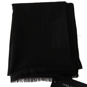 Dolce & Gabbana Elegant Striped Wool Men’s Scarf