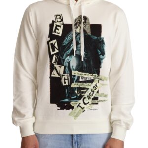 Dolce & Gabbana Regal King Motif Hooded Pullover Sweater