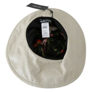 Dolce & Gabbana Elegant Beige Panama Cap – Timeless Fashion Accessory