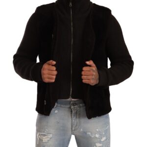 Dolce & Gabbana Elegant Leather Bomber Jacket