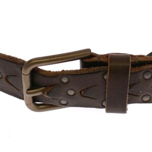 Dolce & Gabbana Elegant Leather-Cotton Fusion Men’s Belt