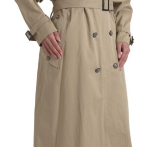 Dolce & Gabbana Elegant Double Breasted Trench Coat