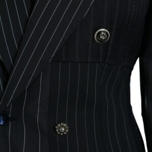 Dolce & Gabbana Elegant Striped Virgin Wool Blazer