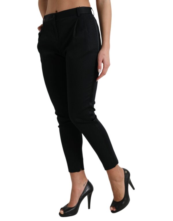 Dolce & Gabbana Chic High Waist Skinny Cropped Pants - Image 2