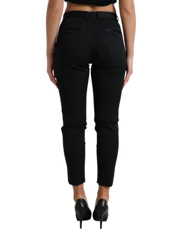 Dolce & Gabbana Chic High Waist Skinny Cropped Pants - Image 3