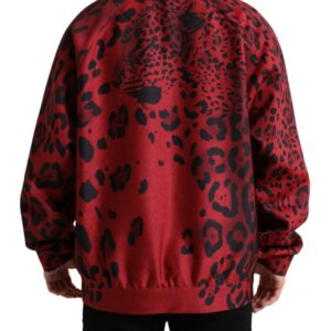 Dolce & Gabbana Elegant Leopard Print Pullover Sweater