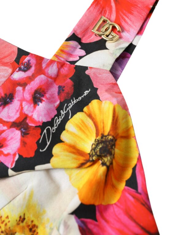 Dolce & Gabbana Exquisite Floral Bustier Crop Top - Image 2