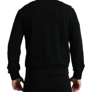 Dolce & Gabbana Elegant Crew Neck Cotton Blend Sweater