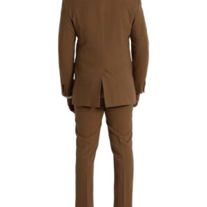 Prada Brown Cashmere 2 Piece Single Breasted Suit