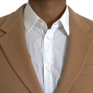 Prada Brown Cashmere 2 Piece Single Breasted Suit