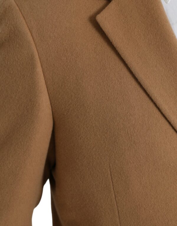 Prada Brown Cashmere 2 Piece Single Breasted Suit - Image 7