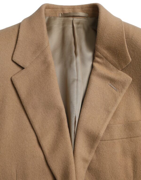 Prada Brown Cashmere 2 Piece Single Breasted Suit - Image 8