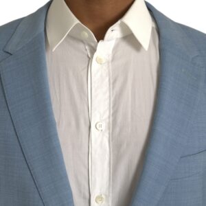 Dolce & Gabbana Light Blue Polyester MARTINI Formal 2 Piece Suit