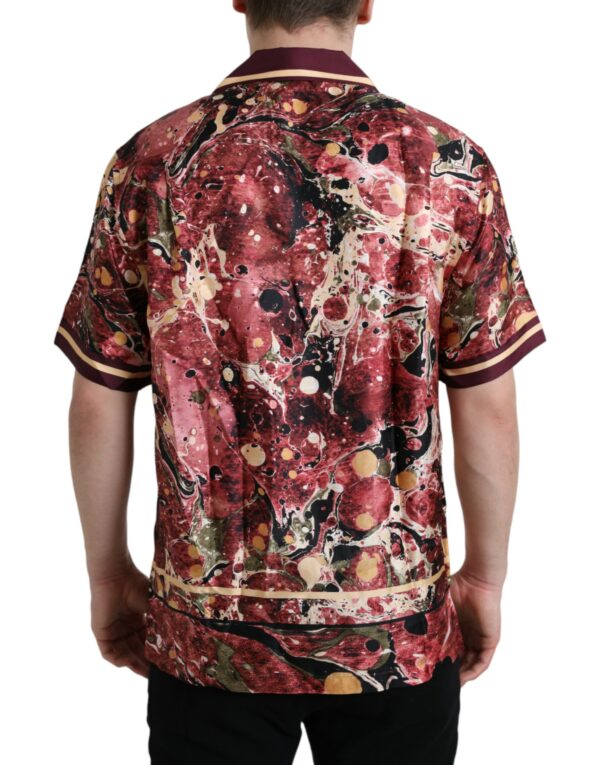 Dolce & Gabbana Multicolor Button Down Silk Shirt - Image 2