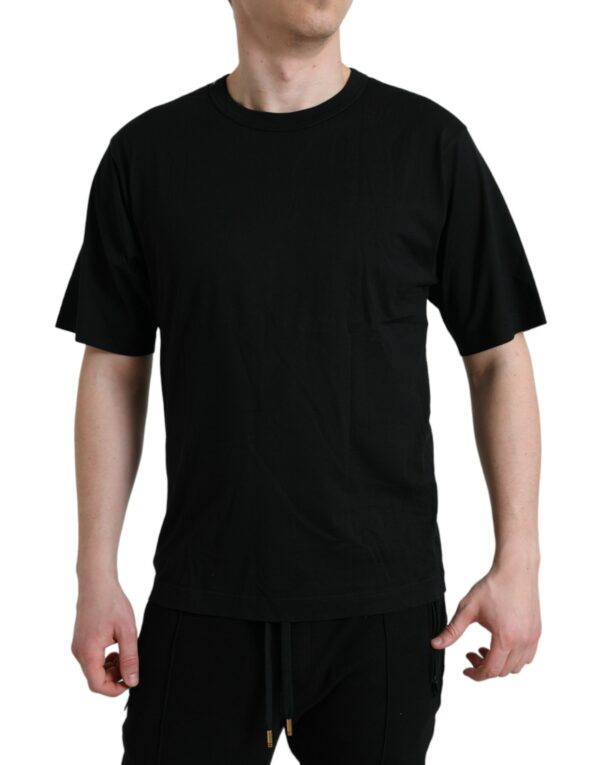 Dolce & Gabbana Elegant Embossed Logo Cotton Tee - Image 6