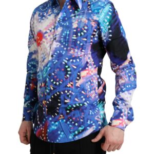 Dolce & Gabbana Multicolor Luminarie Slim MARTINI Shirt