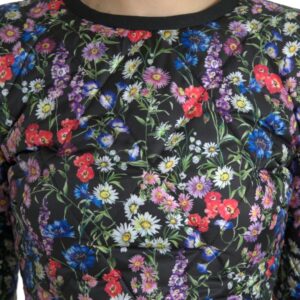 Dolce & Gabbana Floral Sheath Mini Dress Elegance