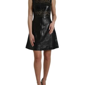 Valentino Elegant Black A-Line Mini Dress