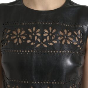 Valentino Elegant Black A-Line Mini Dress