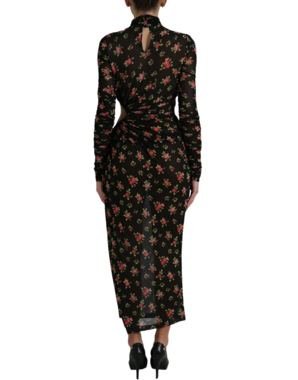 Dolce & Gabbana Elegant Floral Sheath Dress - Image 3