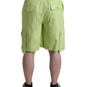 Dolce & Gabbana Chic Light Green Cotton Bermuda Shorts