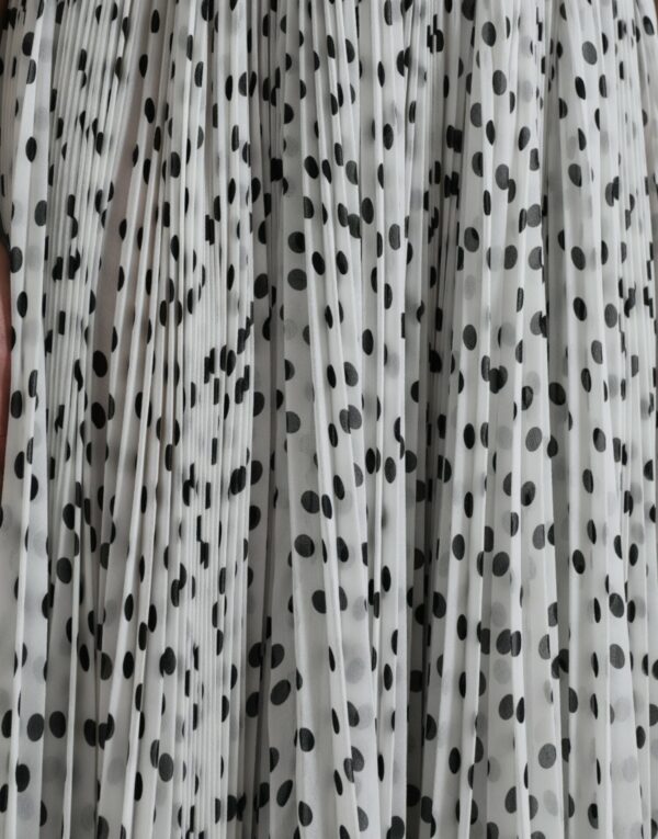 Dolce & Gabbana Elegant Polka Dots Maxi Dress - Image 5