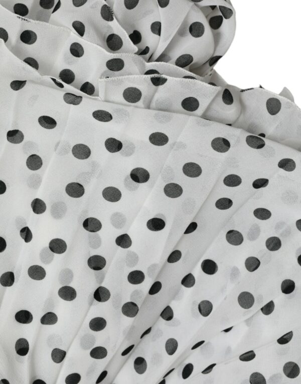 Dolce & Gabbana Elegant Polka Dots Maxi Dress - Image 7