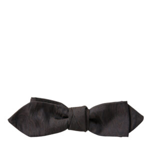 Dolce & Gabbana Elegant Brown Silk Blend Bow Tie