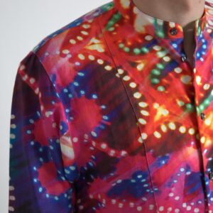 Dolce & Gabbana Stunning Multicolor Linen Casual Shirt