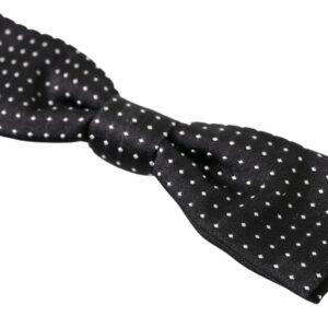 Dolce & Gabbana Elegant Silk Black Bow Tie